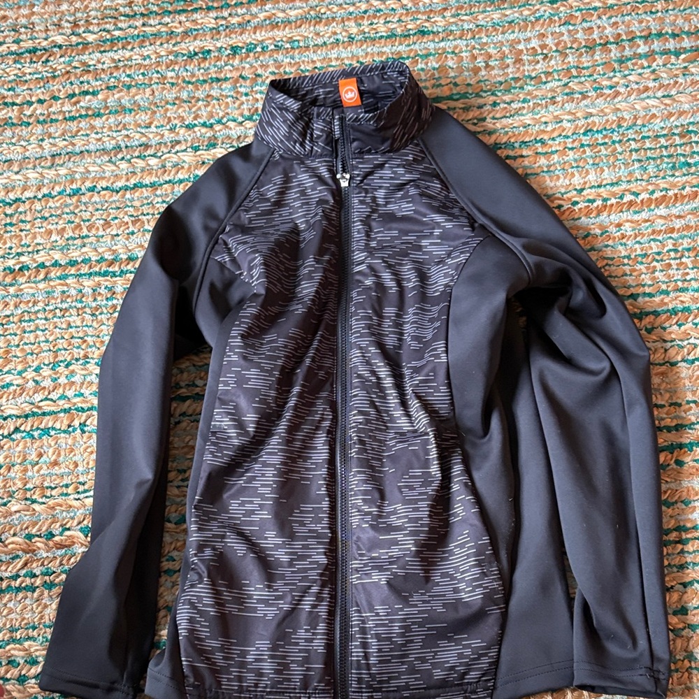 Boy’s Black Patterned Peter Millar sweatshirt/jacket